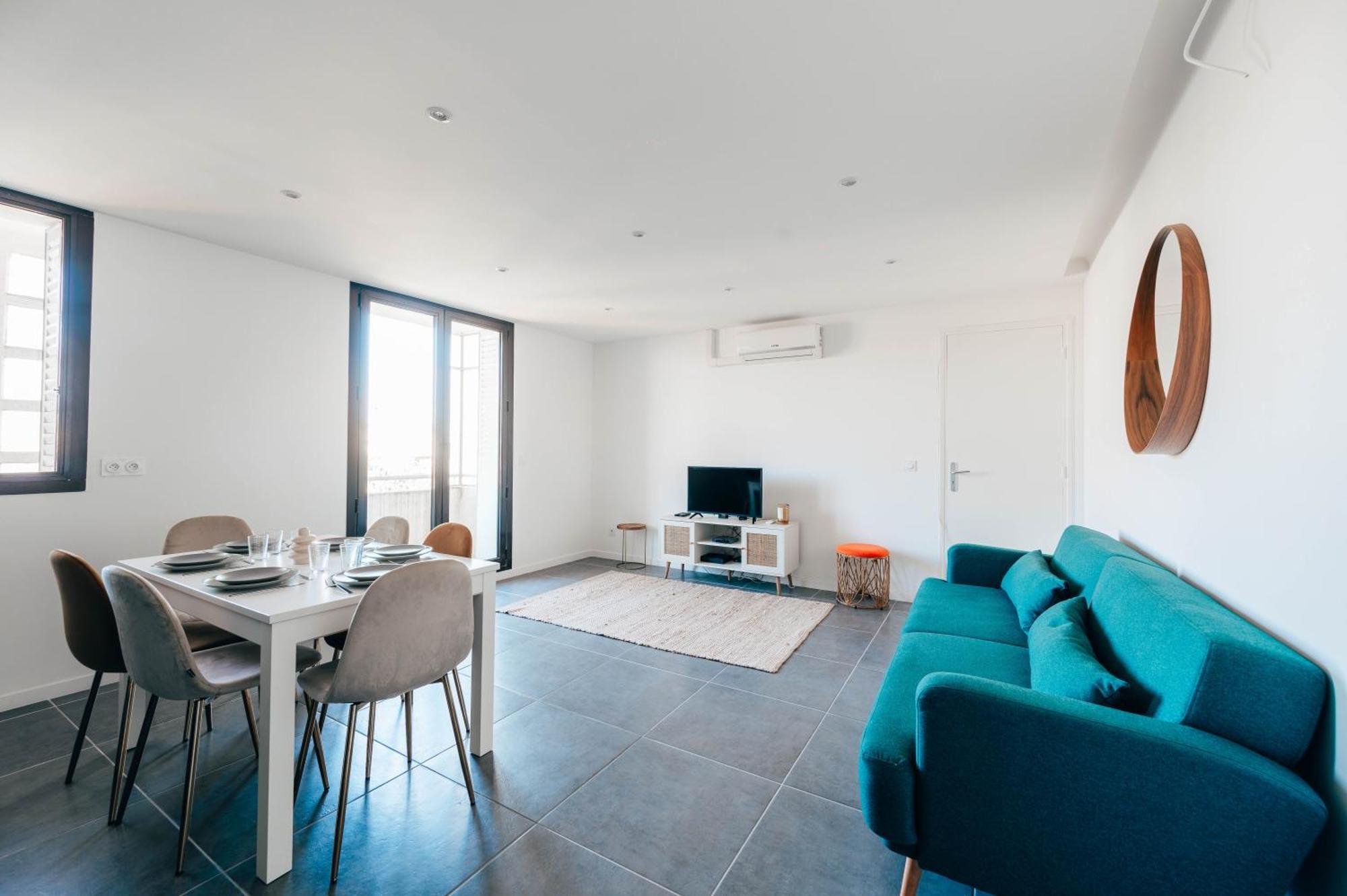 Velodrome 6 Couchages Avec Clim Apartment Marseille Ngoại thất bức ảnh
