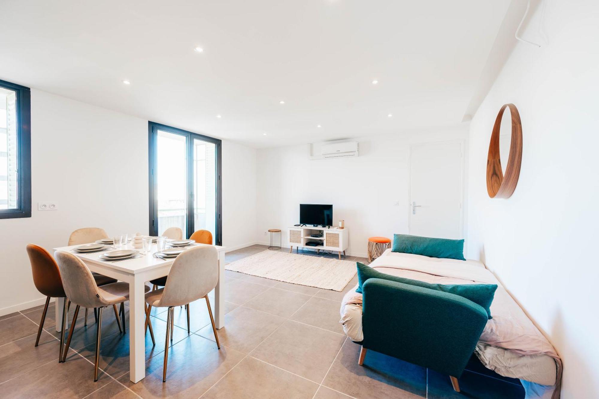 Velodrome 6 Couchages Avec Clim Apartment Marseille Ngoại thất bức ảnh